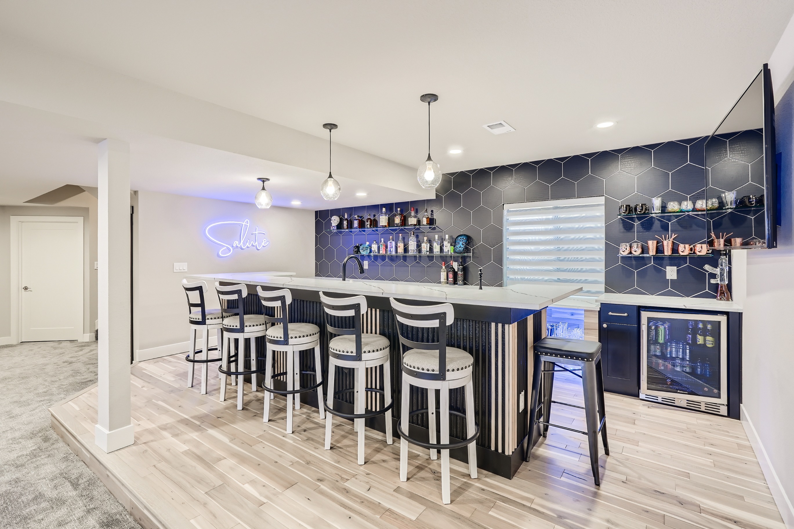 Darren | Luxury Basement Remodel with Custom Wet Bar & Entertainment Space - 4