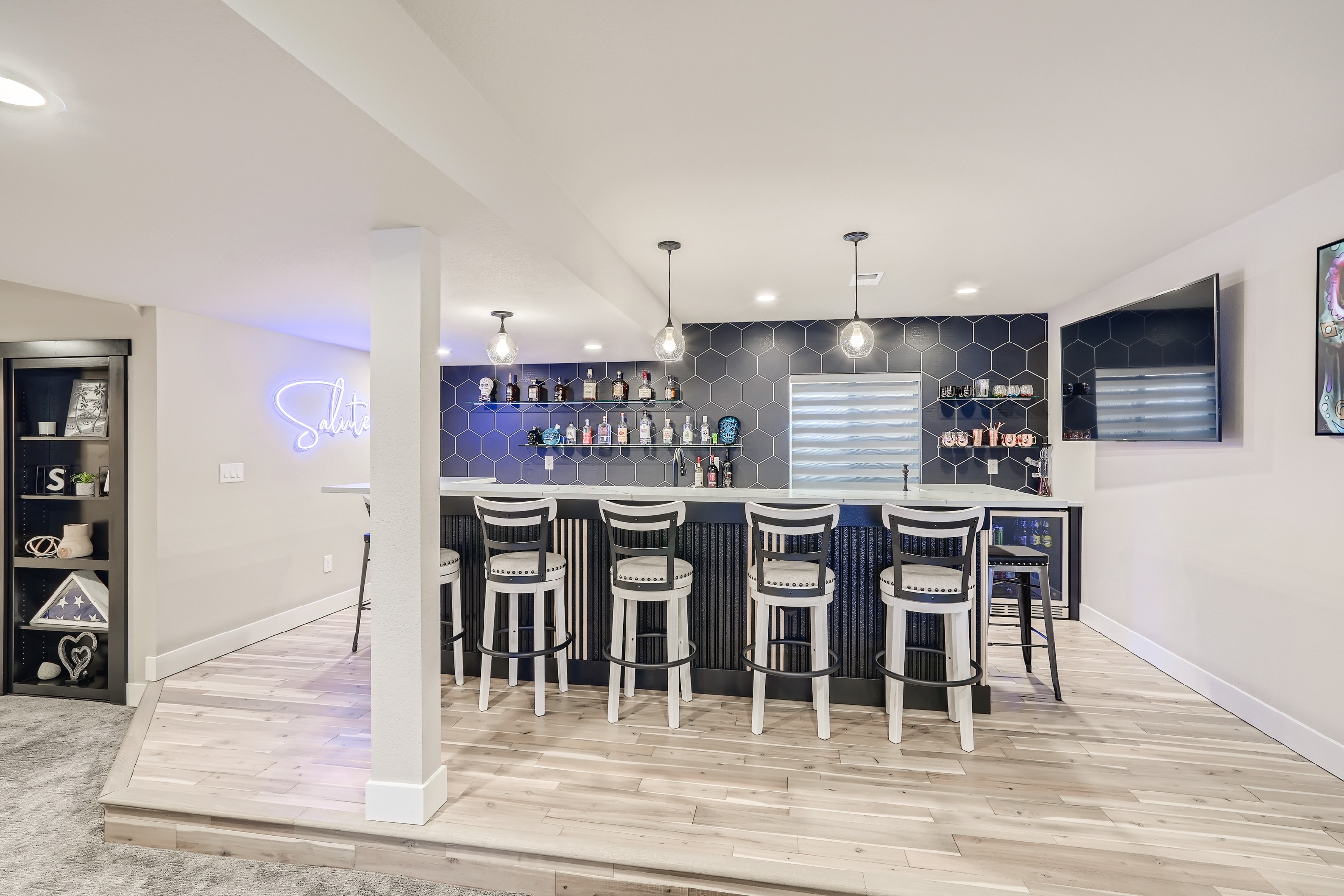 Darren | Luxury Basement Remodel with Custom Wet Bar & Entertainment Space - 10