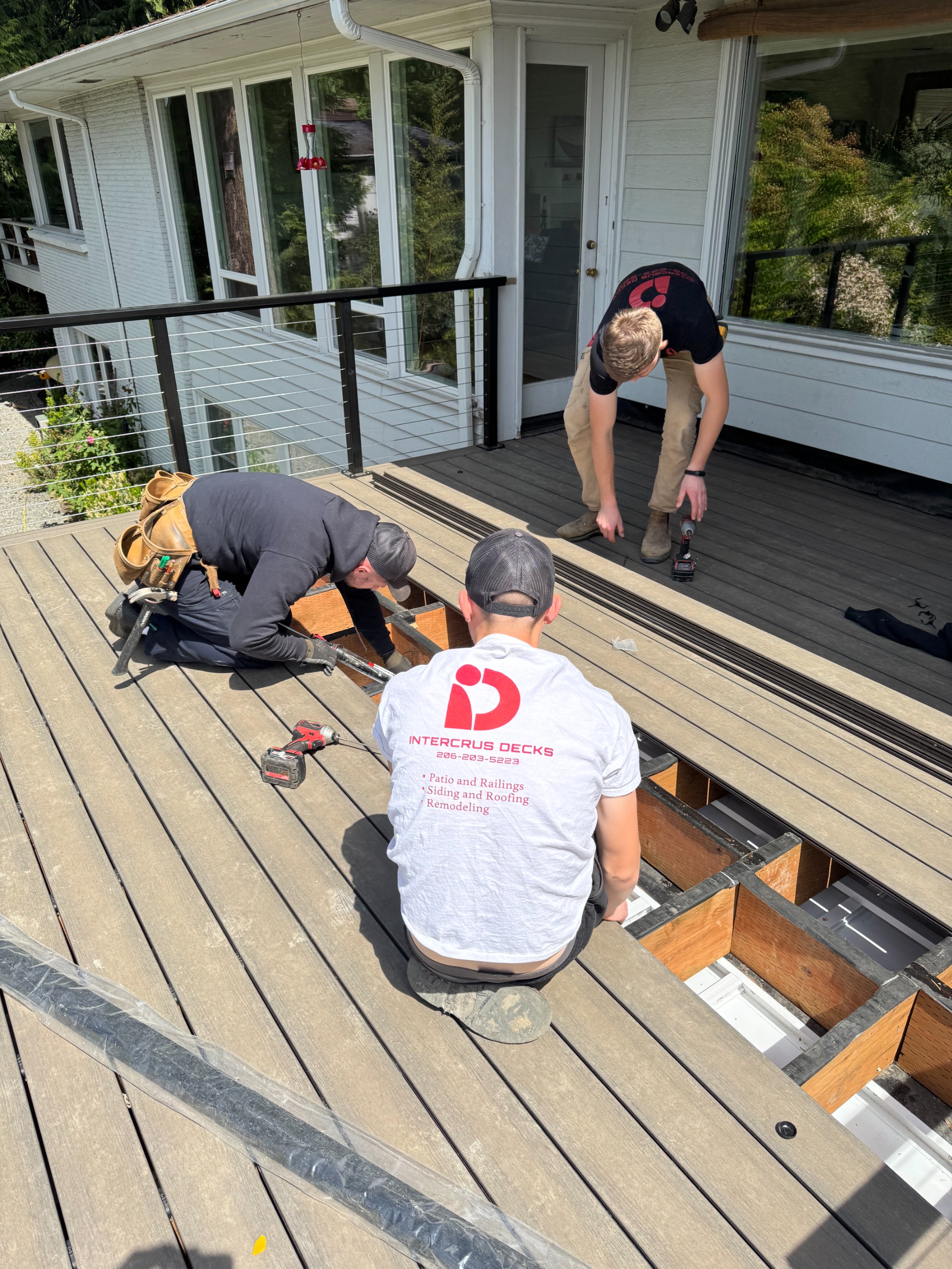 Eddie | Custom Elevated Deck, Paver Patio & Under Deck Waterproofing System - 14