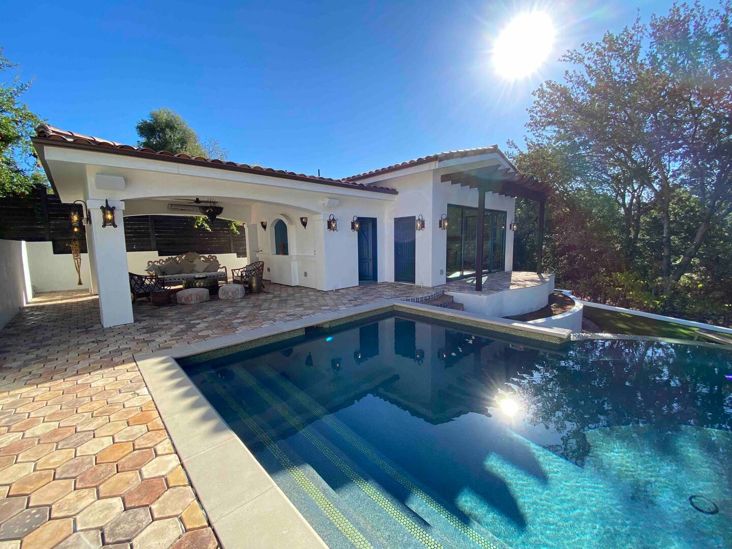 Custom ADU with a pool in Agoura Hills