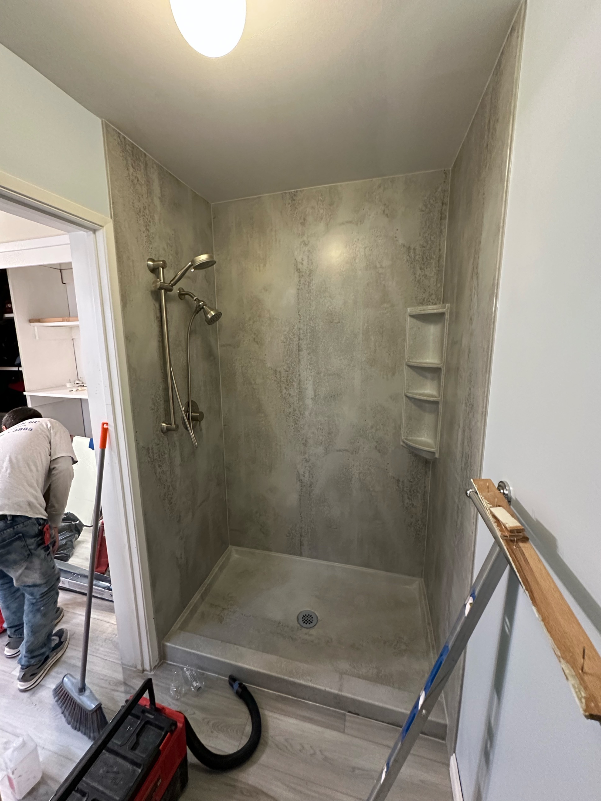 Full Bathroom Remodel with Custom Shower