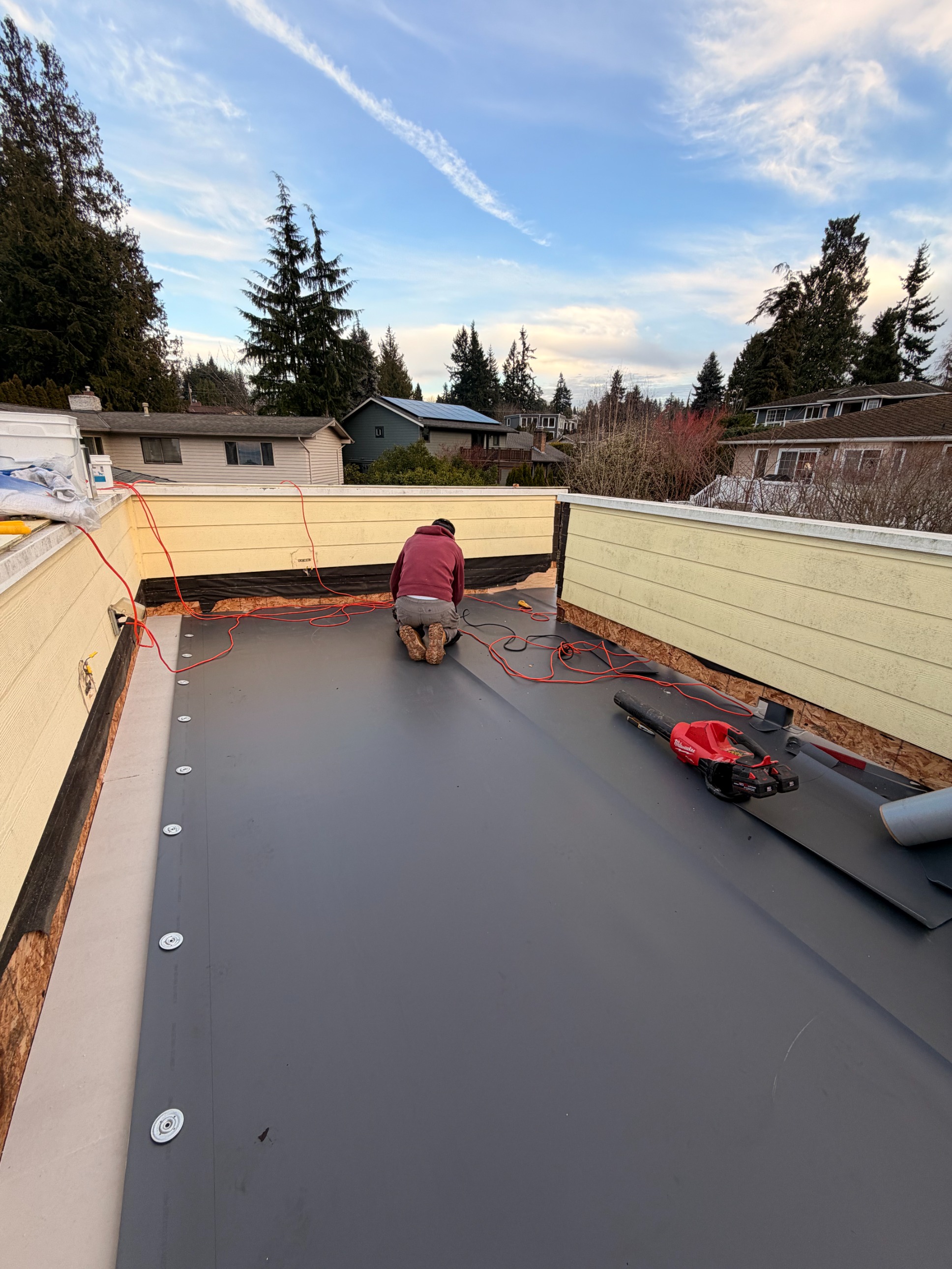 Eddie | Custom Rooftop Waterproof IPE Deck & Stair Reconstruction - 11