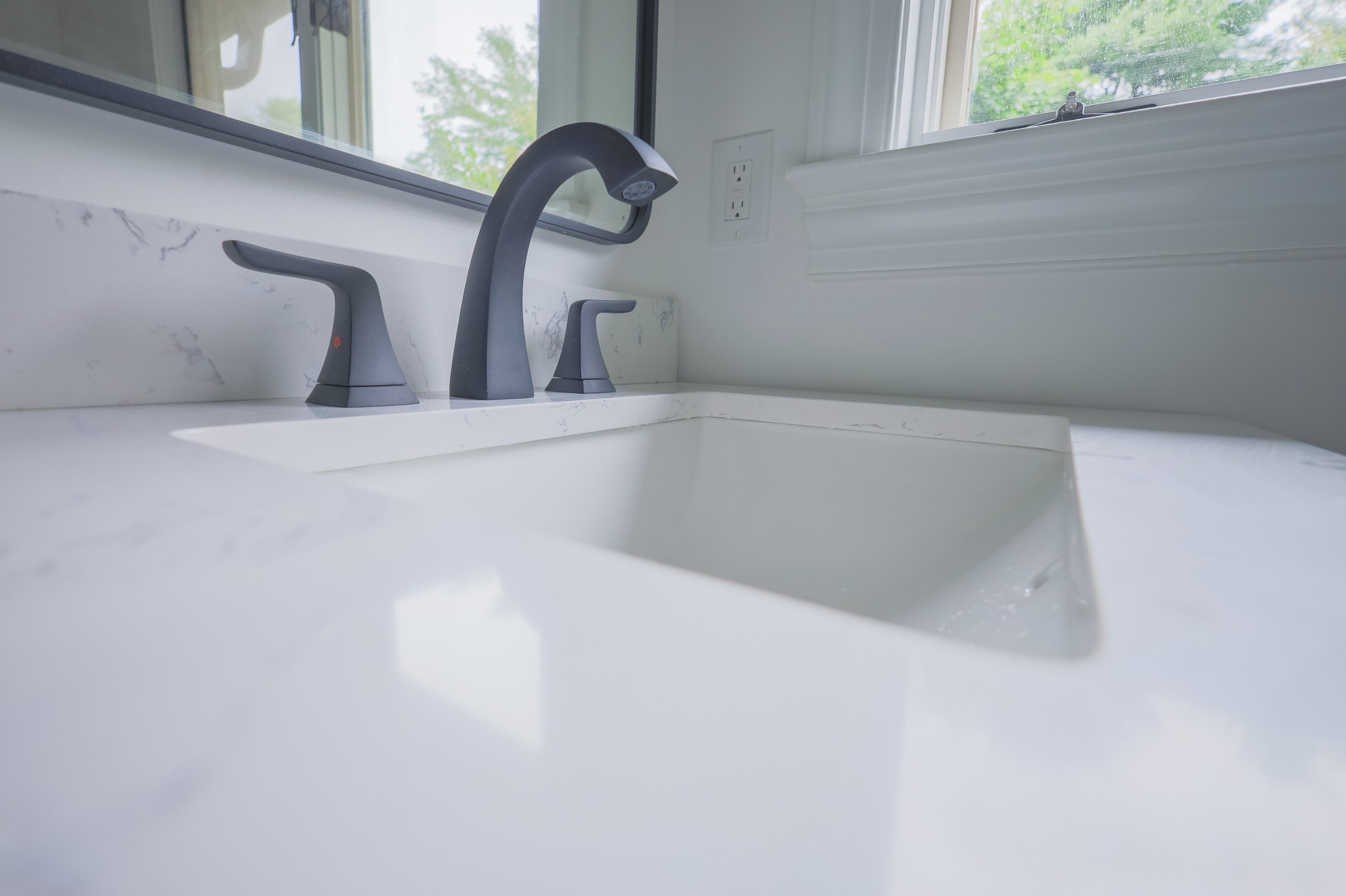Clean, modern bathroom renovation in Blue Bell, PA