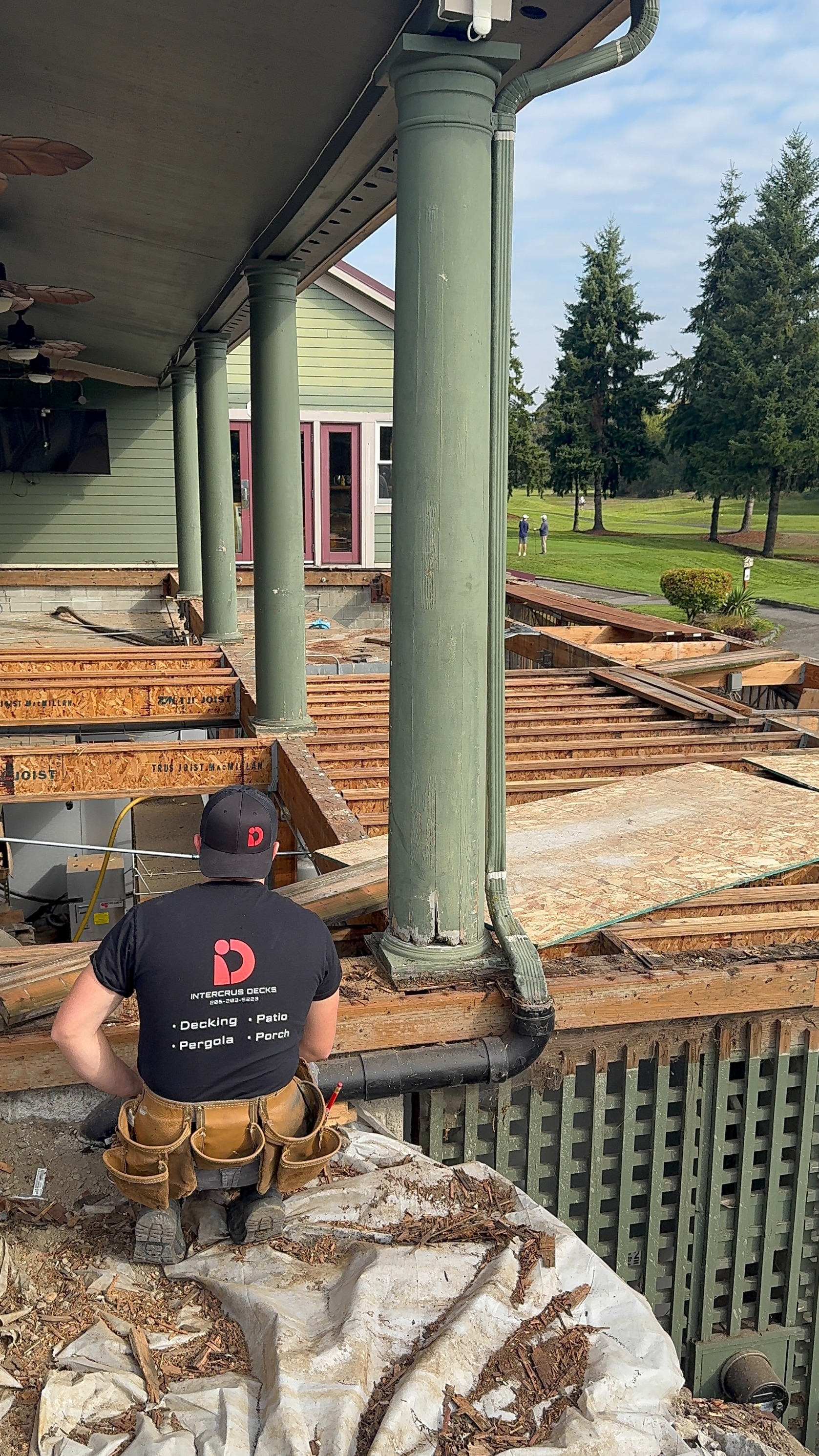 Eddie | Luxury Golf Club Terrace & IPE Deck Renovation - 10