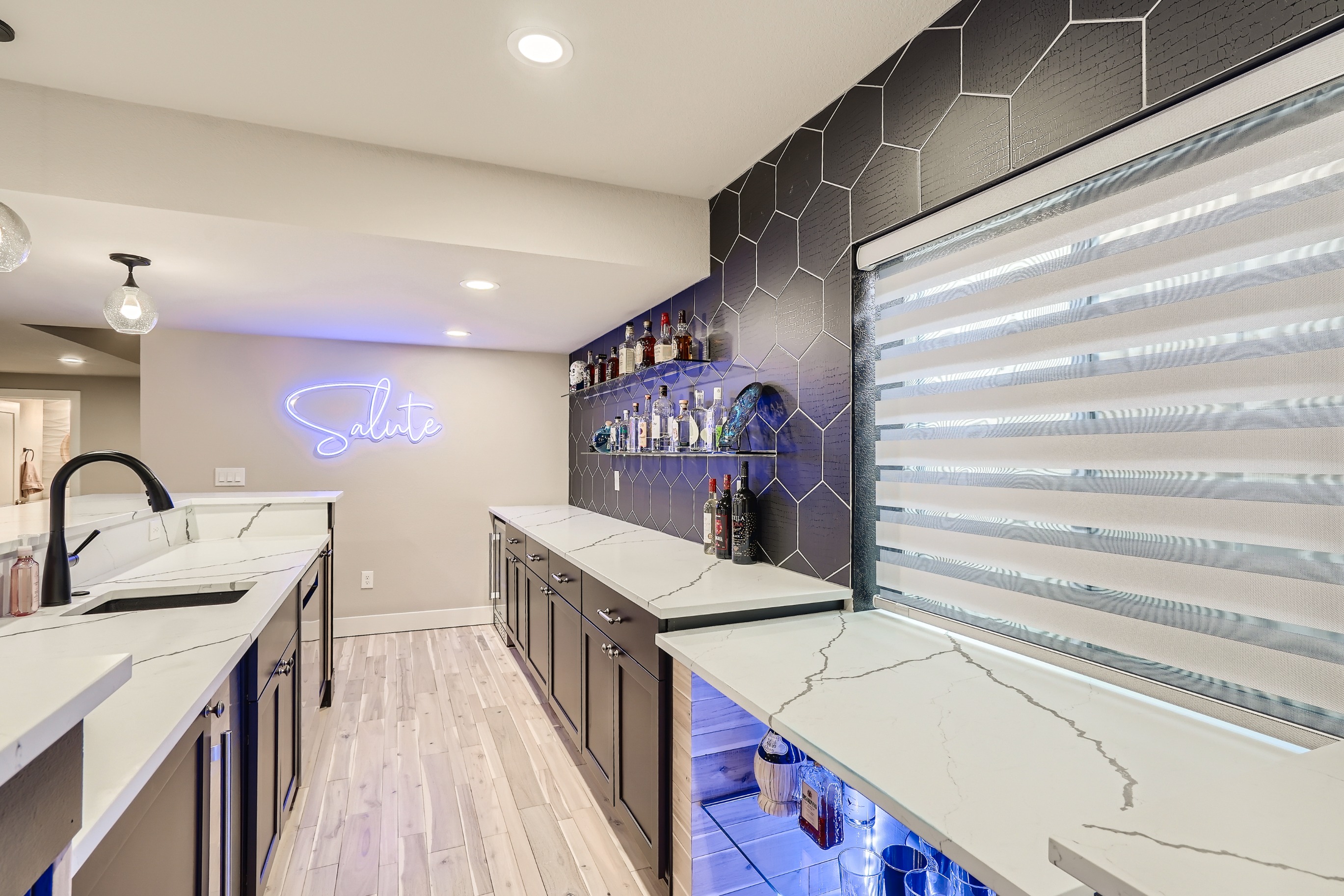 Darren | Luxury Basement Remodel with Custom Wet Bar & Entertainment Space - 8