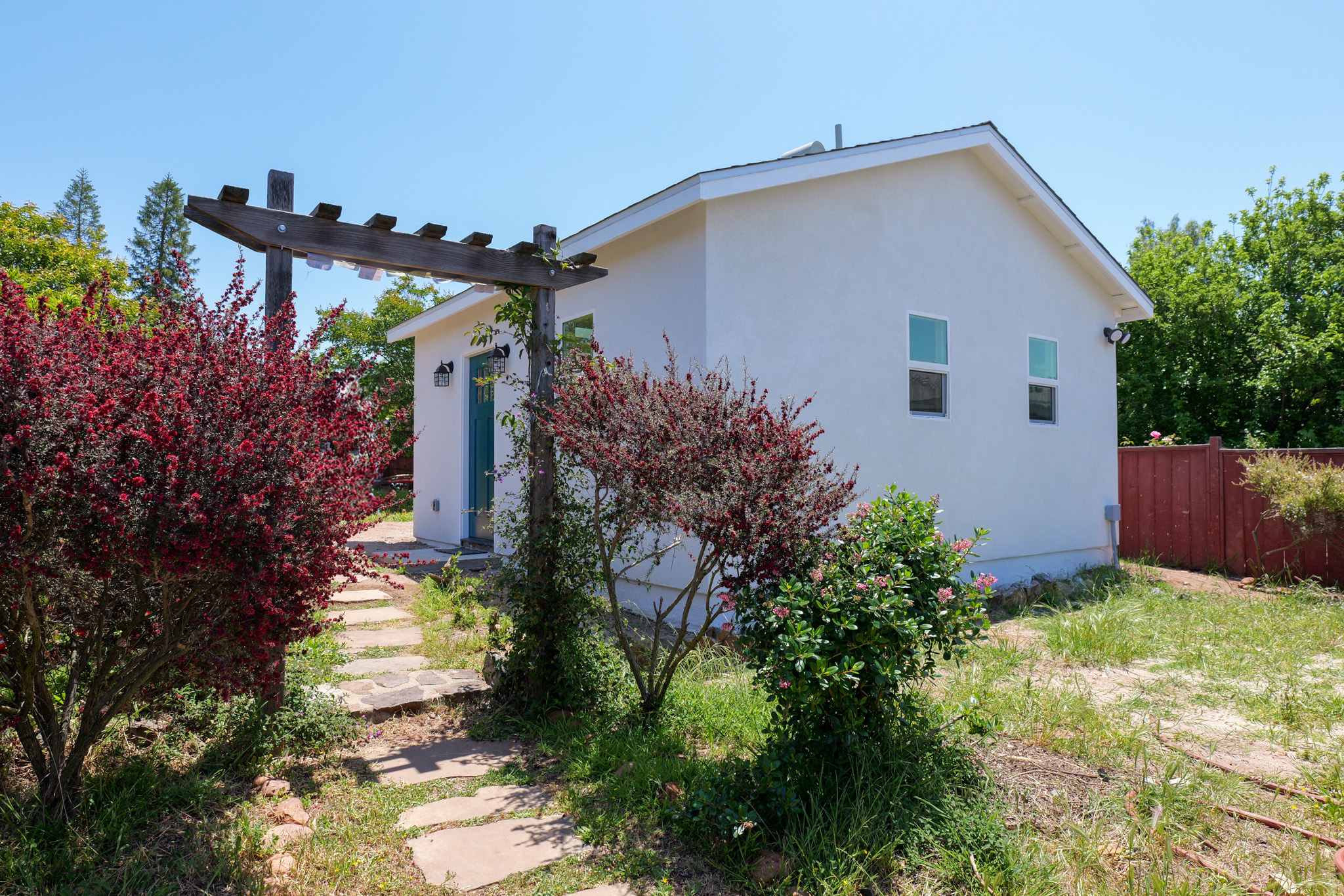Exterior of the Bocaw ADU, a 375 square foot detached accessory dwelling unit in San Diego.