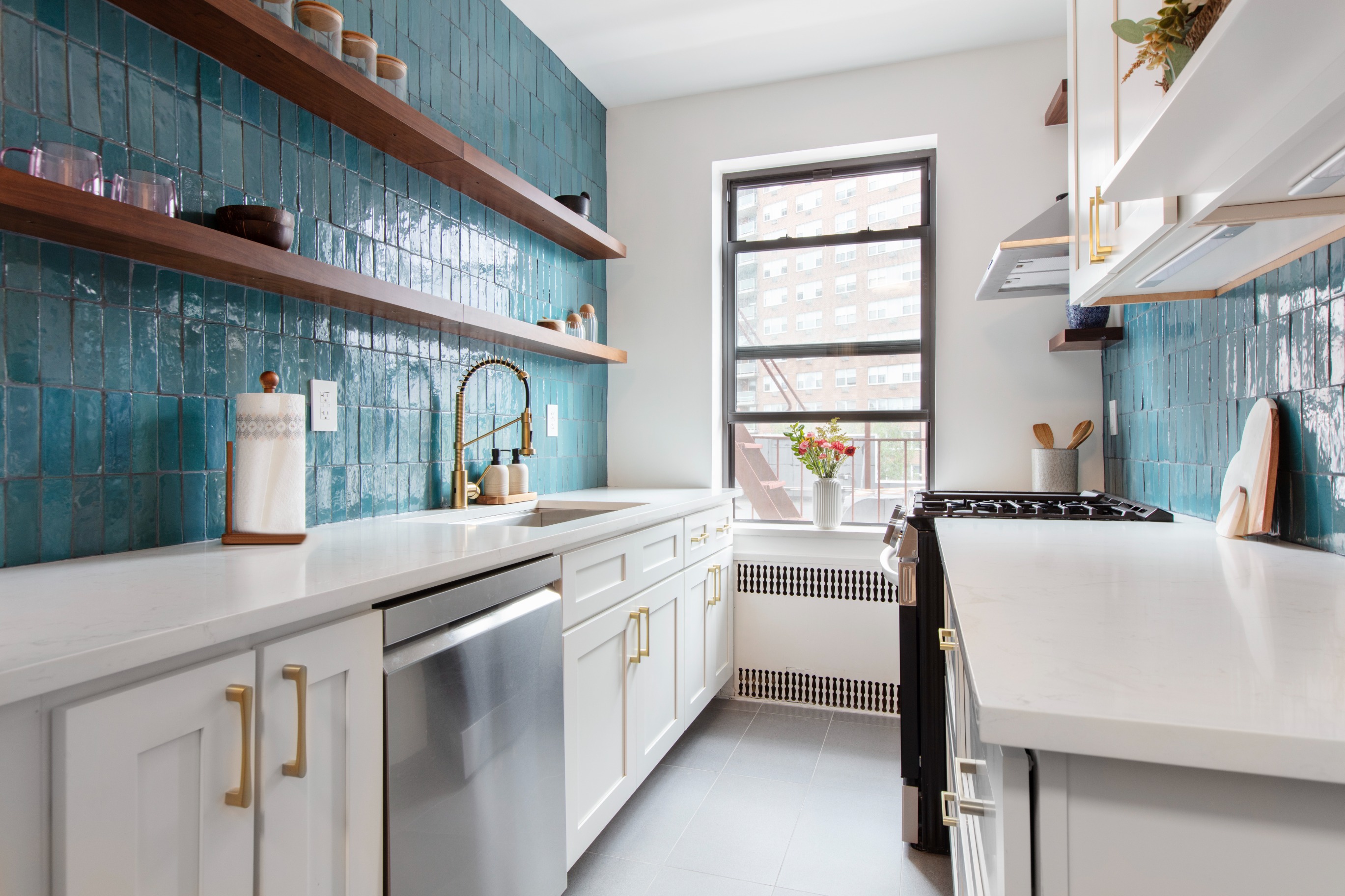 Handmade tile defines this style