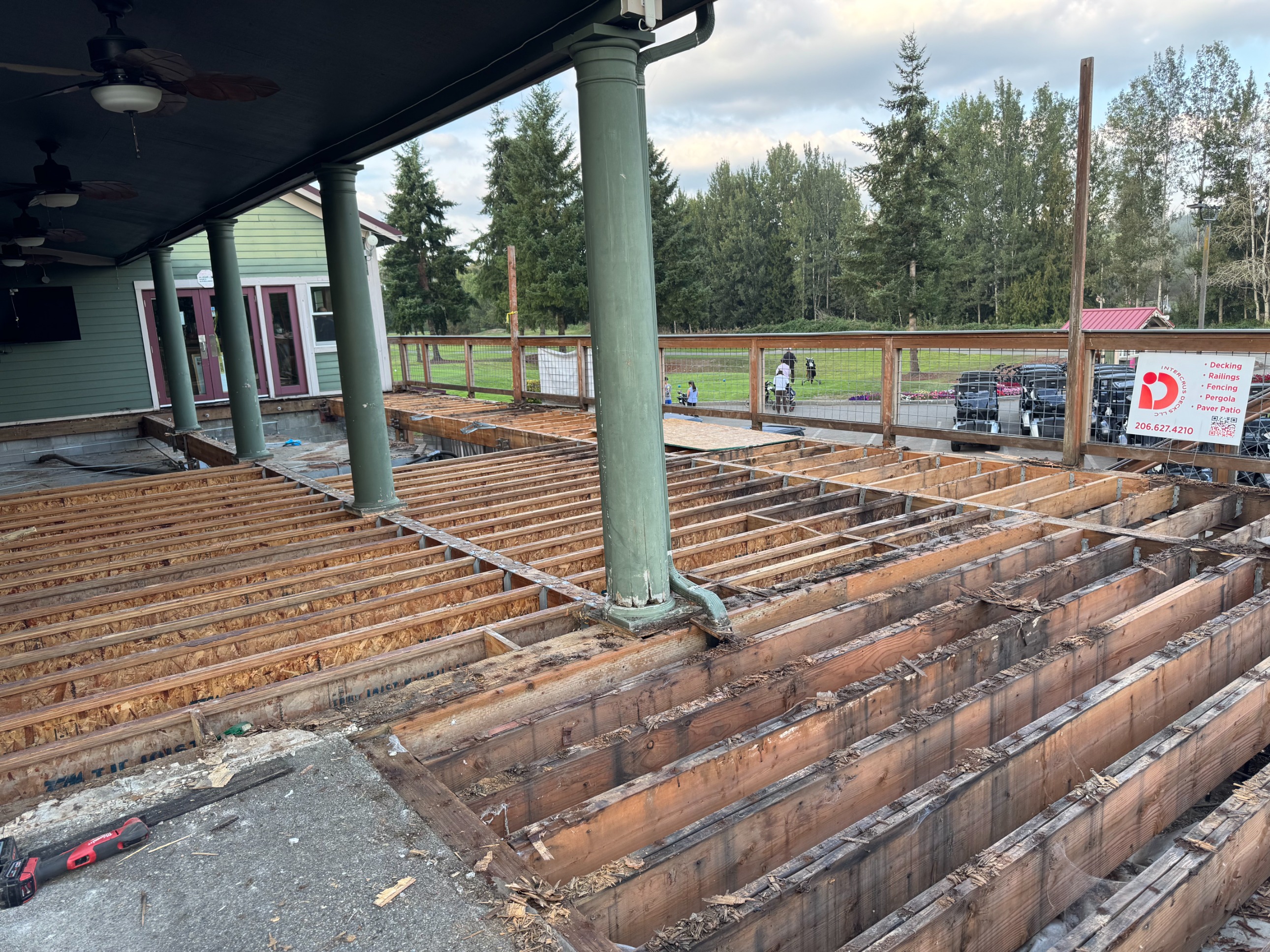 Eddie | Luxury Golf Club Terrace & IPE Deck Renovation - 9