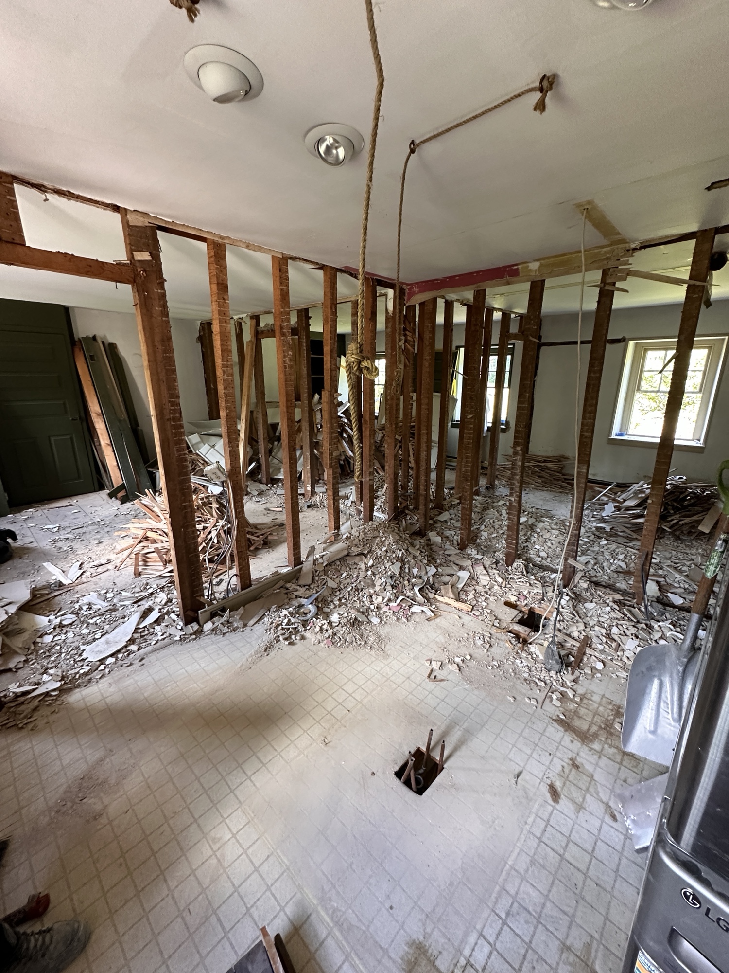 1800's Zionsville Farmhouse Second Floor Renovation - Demo