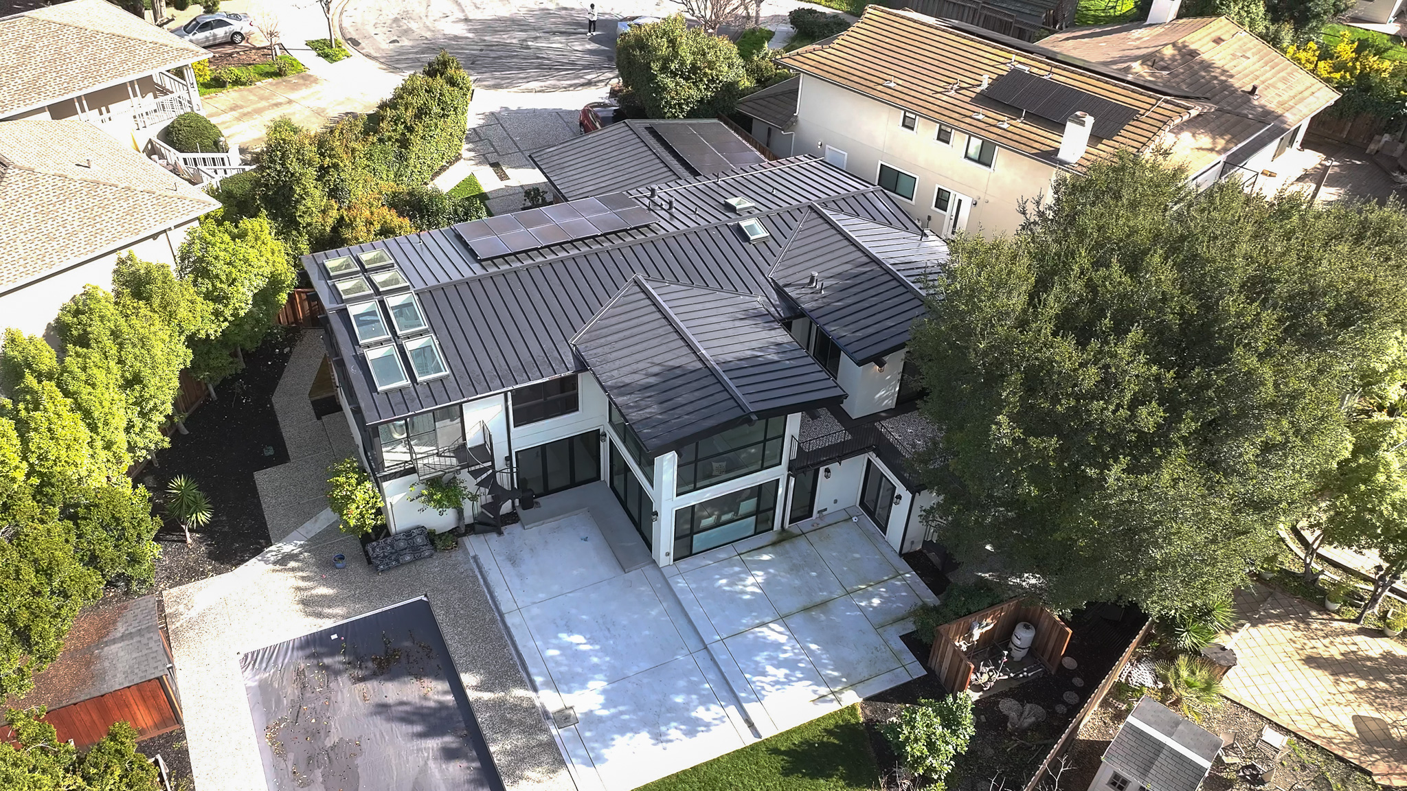 Metal roof
