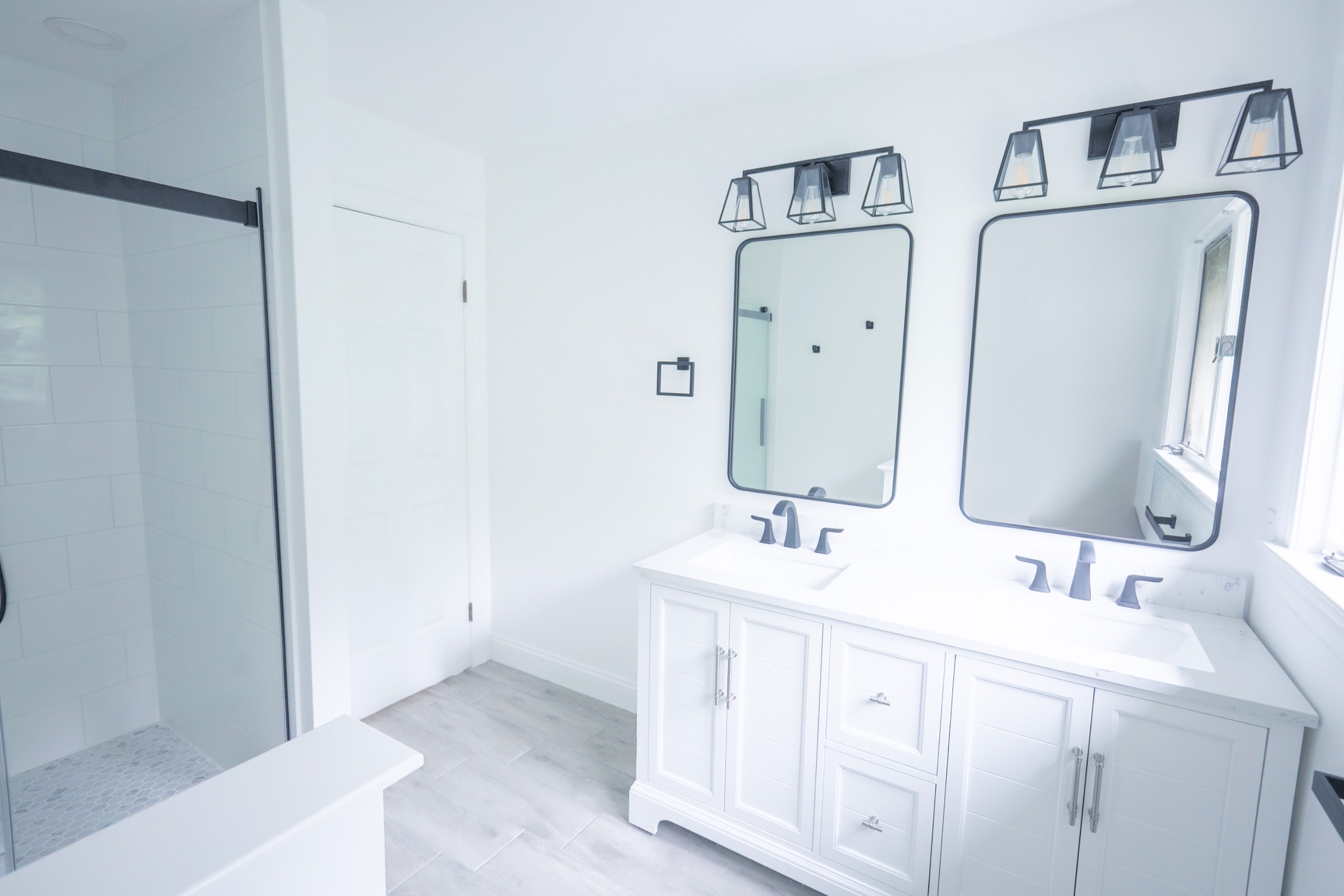Clean, modern bathroom renovation in Blue Bell, PA